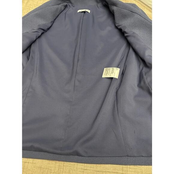 BAR 3 Blazer Womens XXS Blue Shadow Suit Separates Lined 3/4 Sleeves BAR III 2XS - Picture 10 of 12